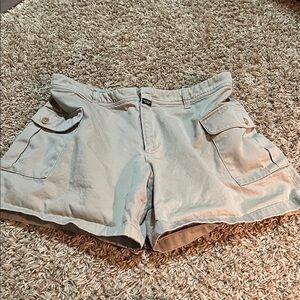 Polo by Ralph Lauren Women's Light Tan Cargo Shorts Vintage